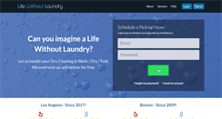 Desktop Screenshot of lifewithoutlaundry.com